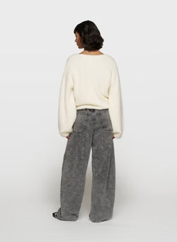 10DAYS WESTERN PANTS MONOGRAM