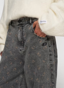 10DAYS WESTERN PANTS MONOGRAM