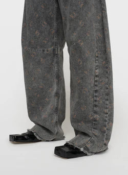 10DAYS WESTERN PANTS MONOGRAM