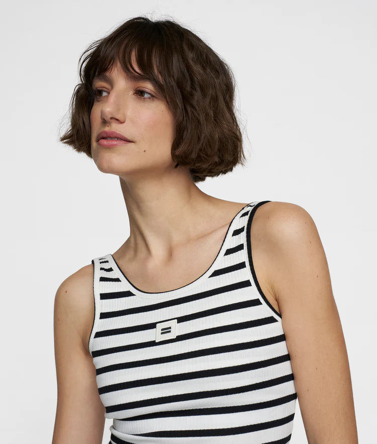 10 DAYS BALLET TOP BACK SCOOP STRIPES