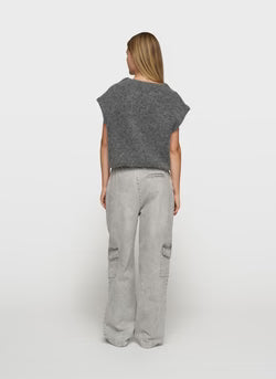 10DAYS BALLON HAIRY KNIT TOP
