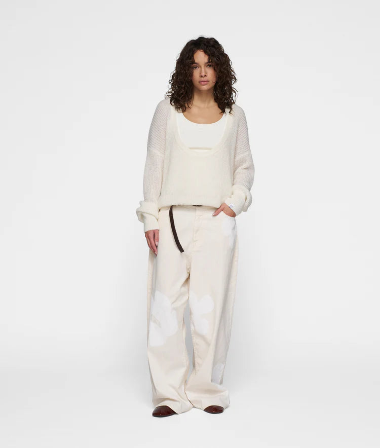 10 DAYS DEEP NECK KNIT SWEATER