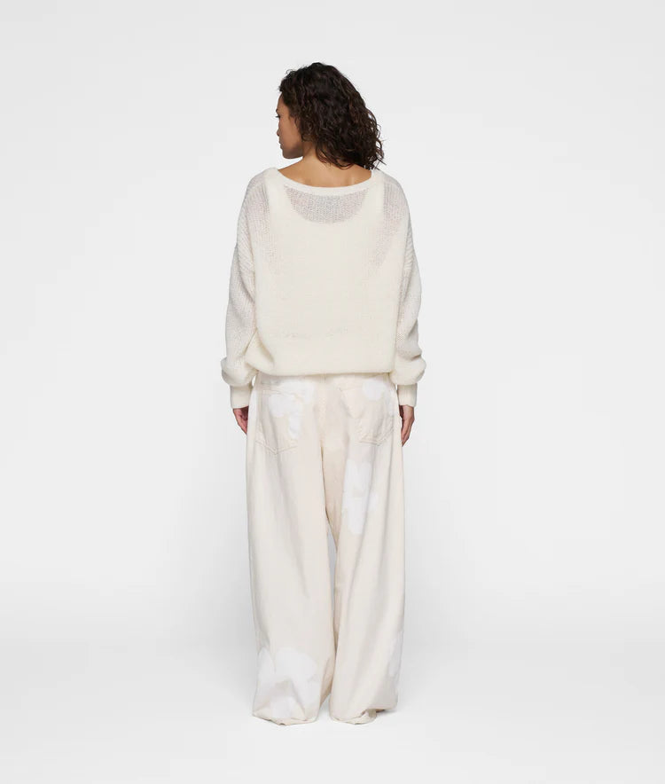 10 DAYS DEEP NECK KNIT SWEATER