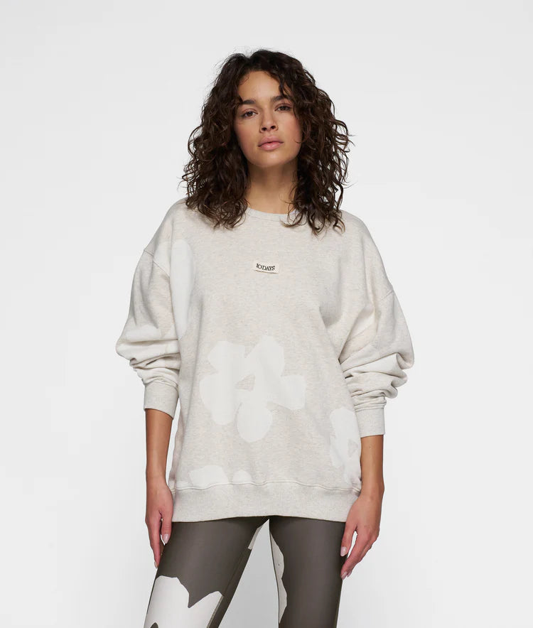 10 DAYS STATEMENT SWEATER FLOWER