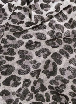 10DAYS MESH LONG SLEEVE LEOPARD