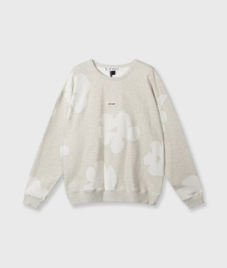 10 DAYS STATEMENT SWEATER FLOWER