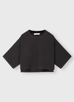 10 DAYS CROPPED GATHERING SWEATER
