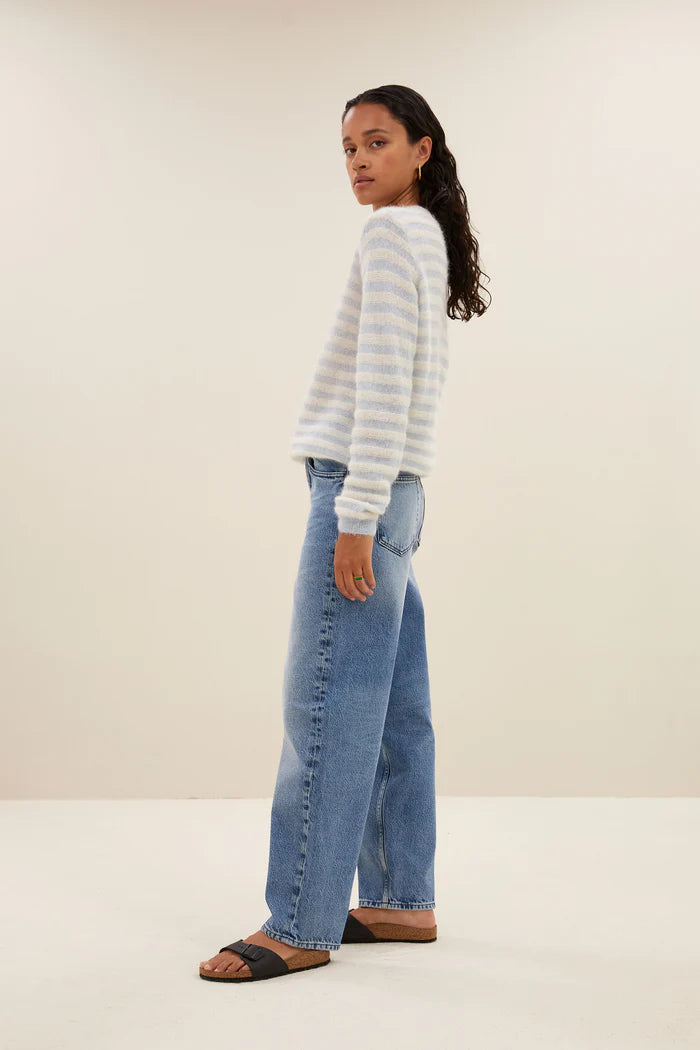 GWEN THIN STRIPE PULLOVER - BY-BAR
