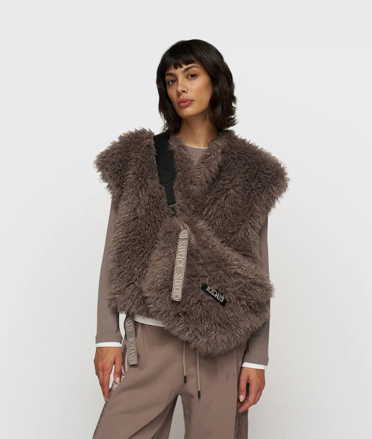 10DAYS HAIRY CROSS BODY BAG