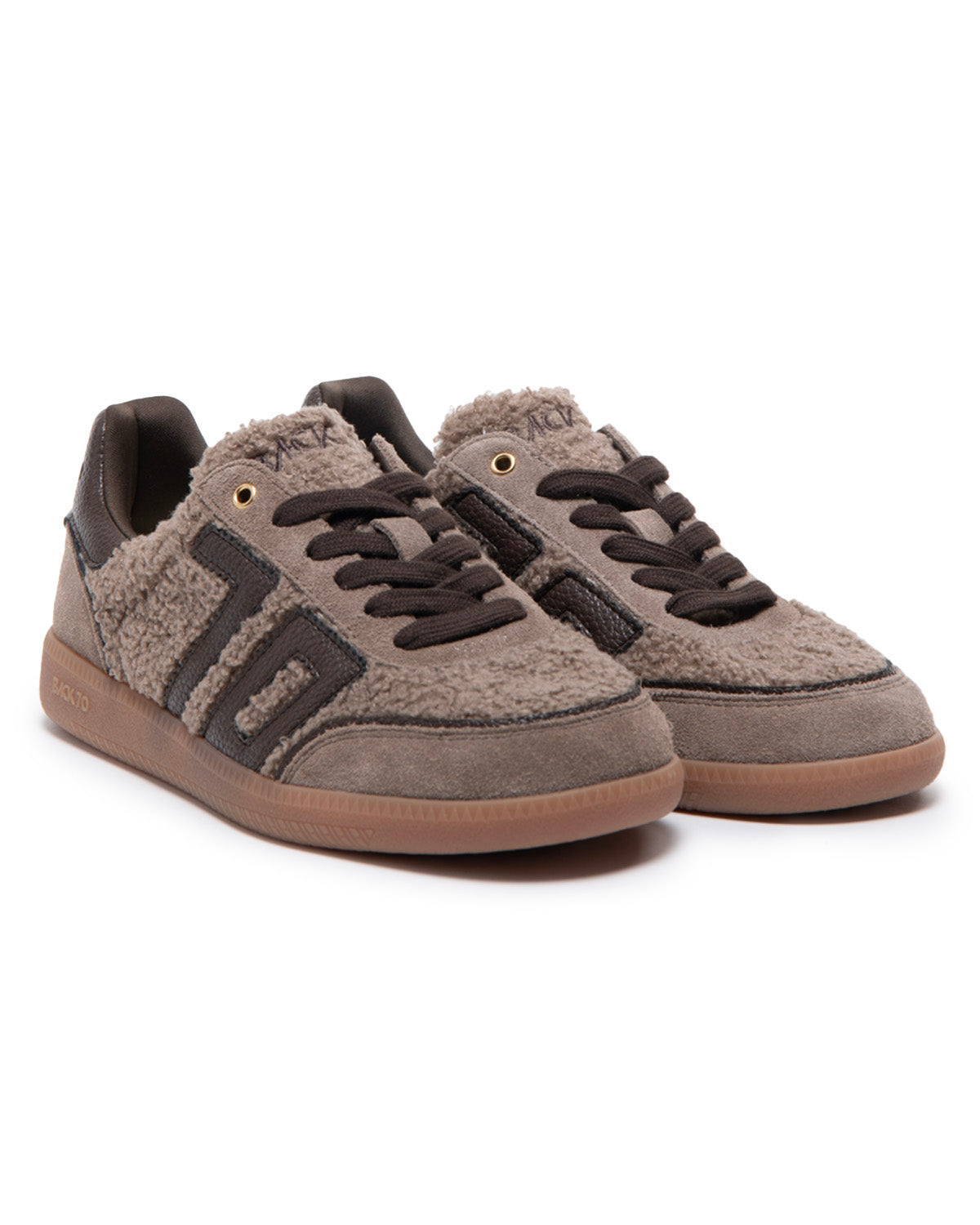 CLOUD TEDDY TAUPE FUR TAUPE SUEDE COFFEE 70