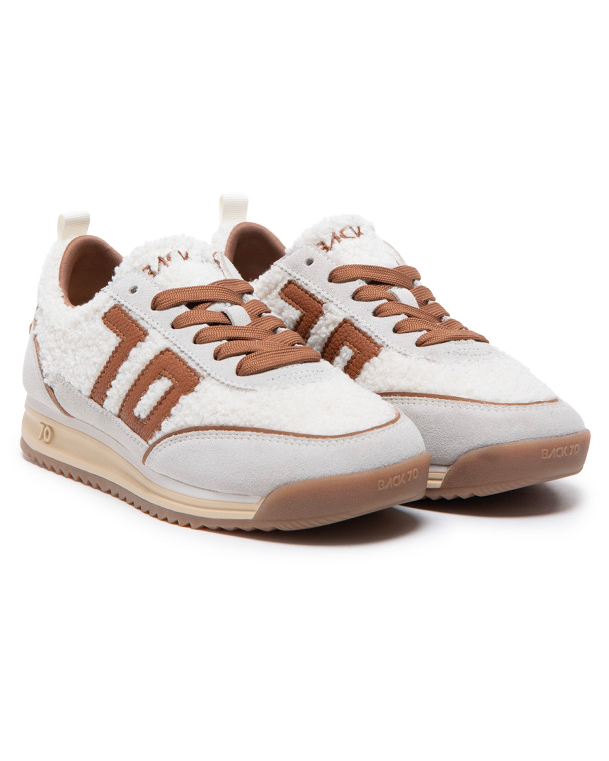 BACK70 JOGGER FT20 FUR MILK SUEDE ICE CUOIO 70