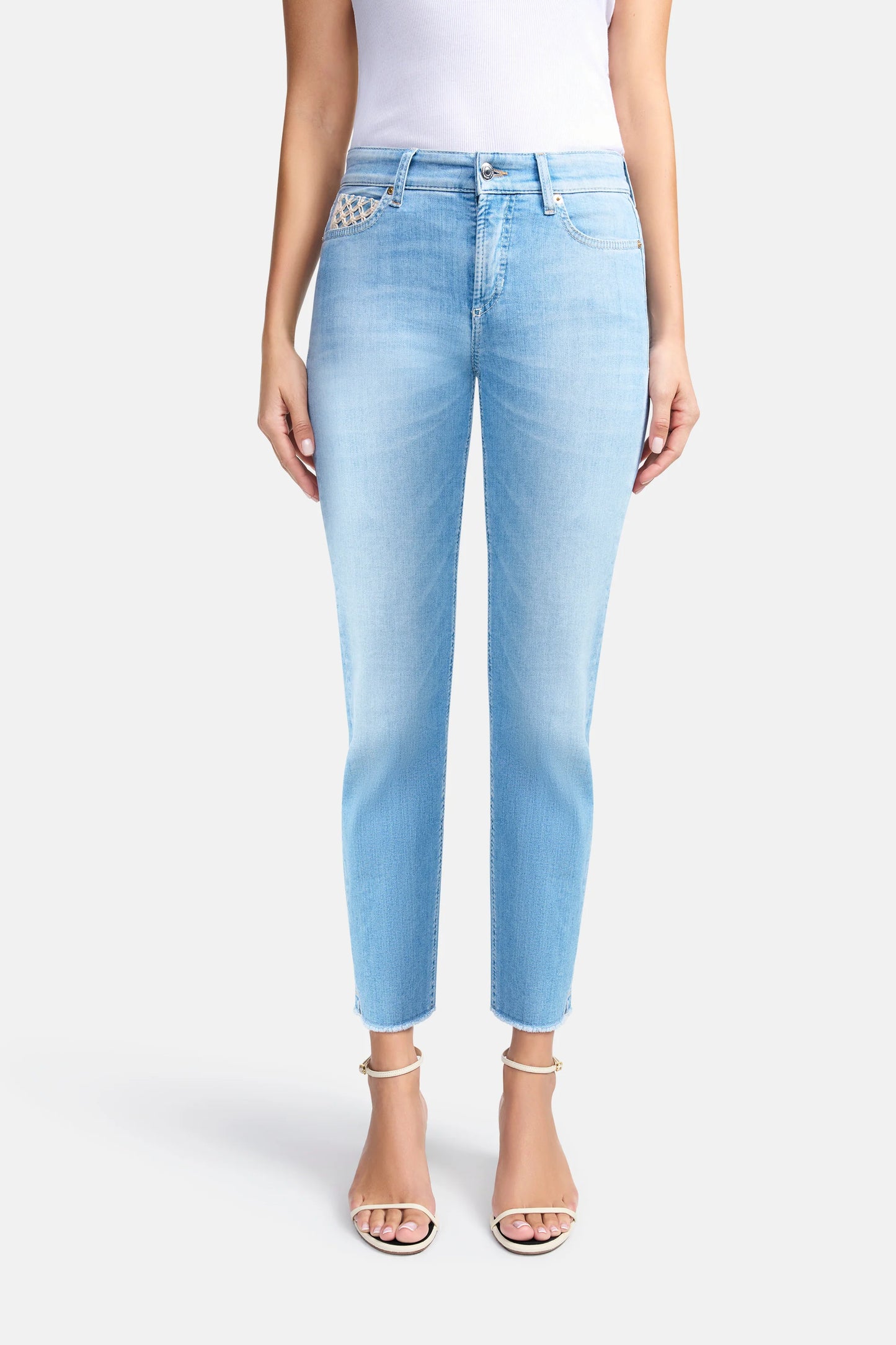 JEANS SLIM-FIT CROPPED PIPER SHORT - CAMBIO