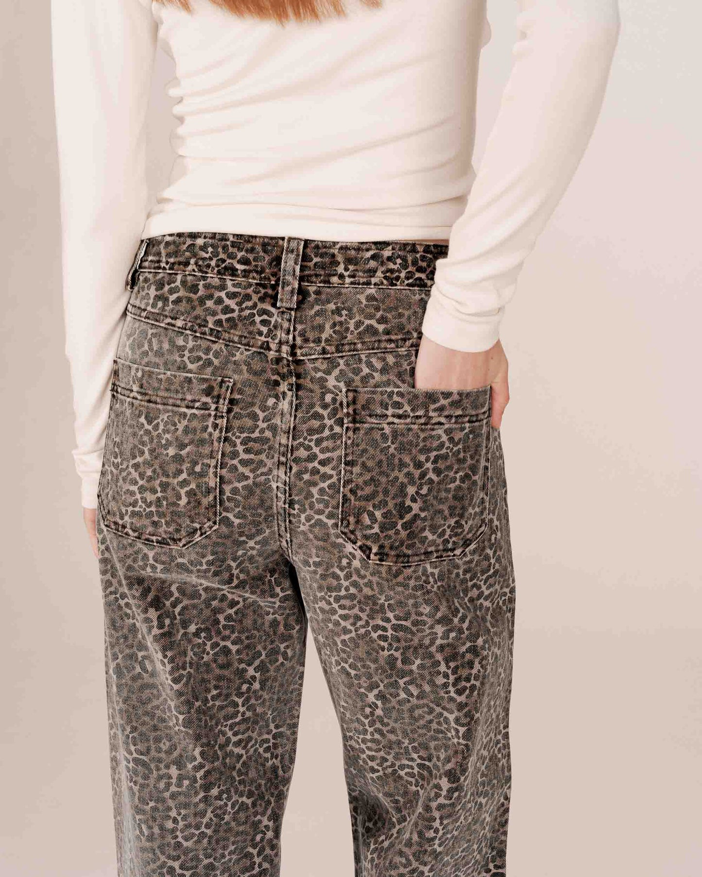JEANS LEOPARD SOCCA - Grace & Mila