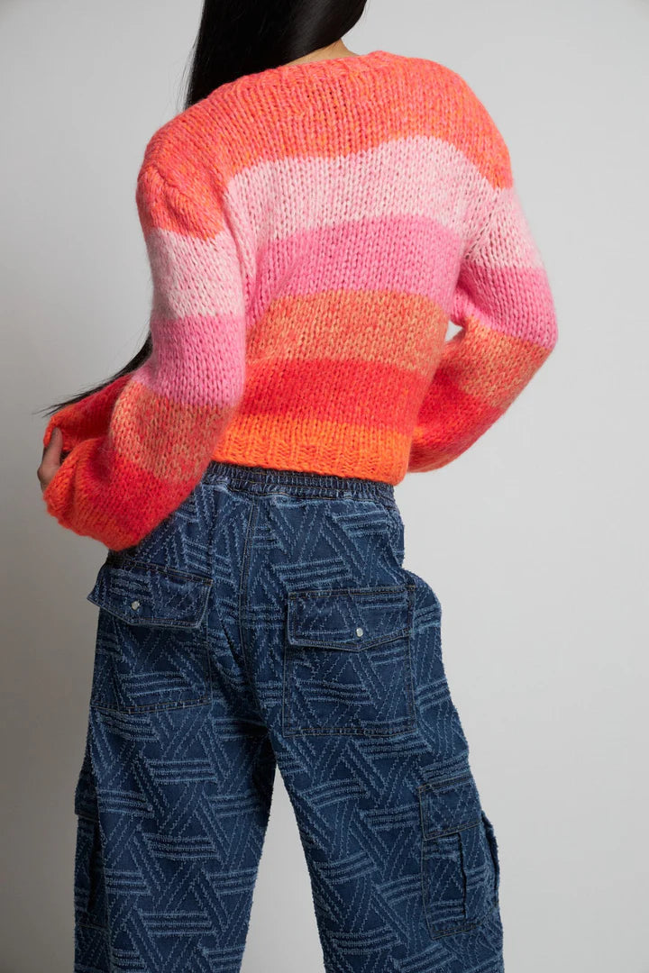 DAWN X DARE GIGI RAINBOW PULLOVER