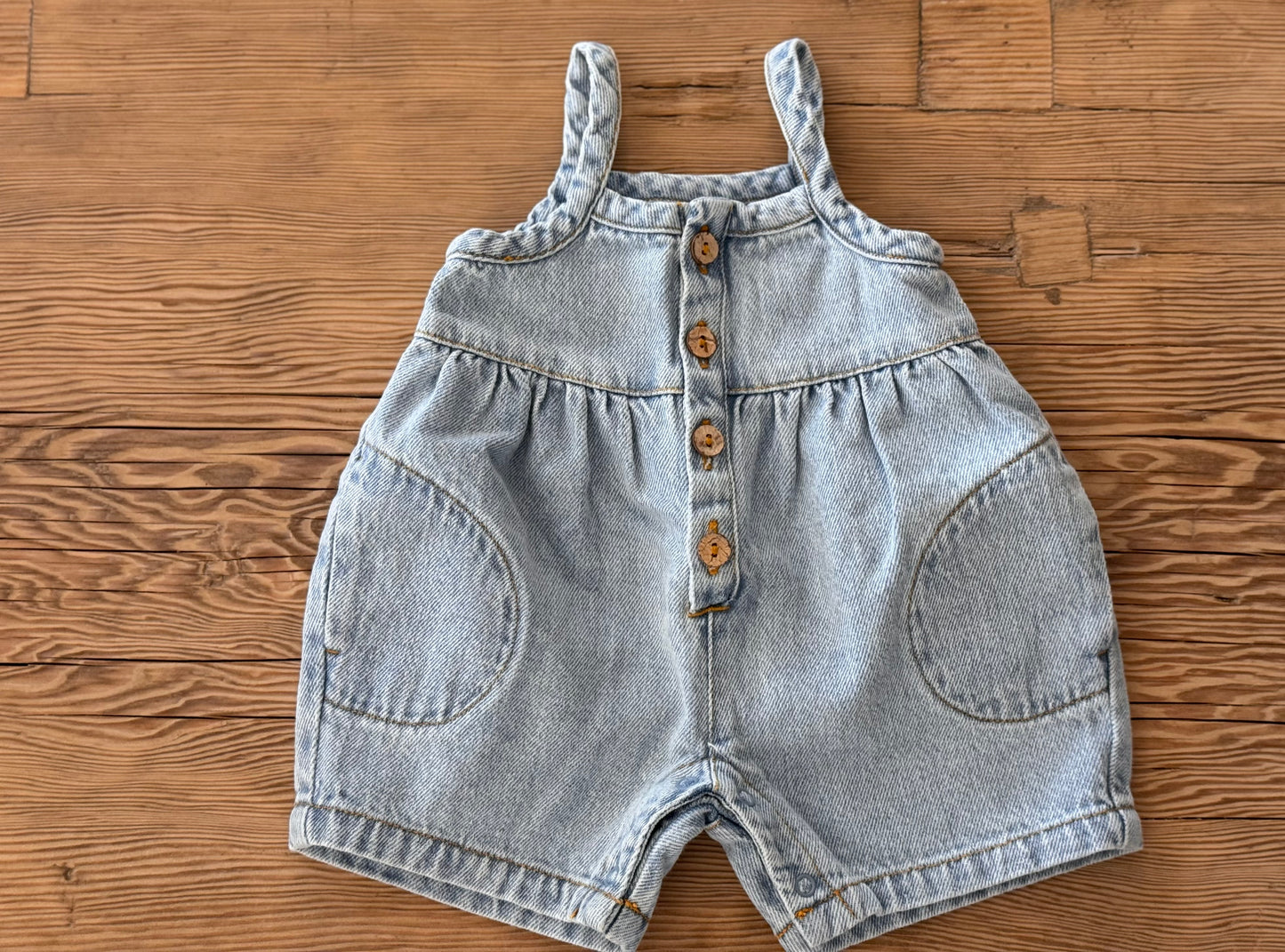PLAY UP DENIM OVERALL