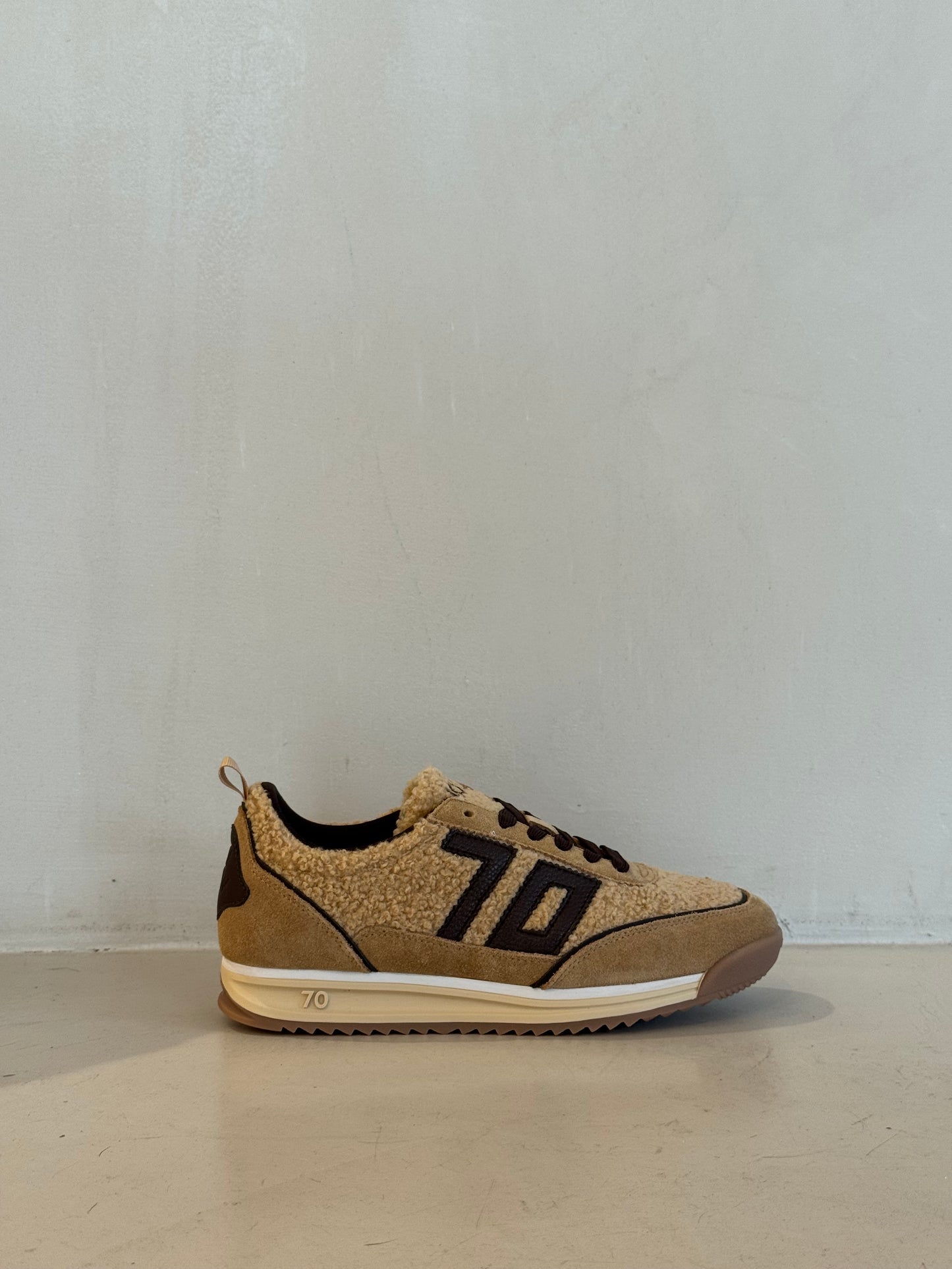 BACK70 JOGGER FT18 FUR BEIGE SUEDE BEIGE COFFEE 70
