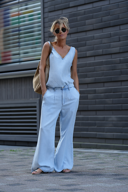 GITTA BANKO TENCEL PANTS JADE