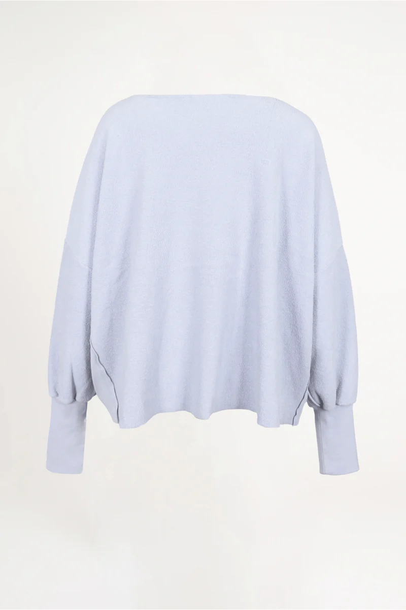 LOVE JOY VICTORY FROTTEE SWEATSHIRT HILDA