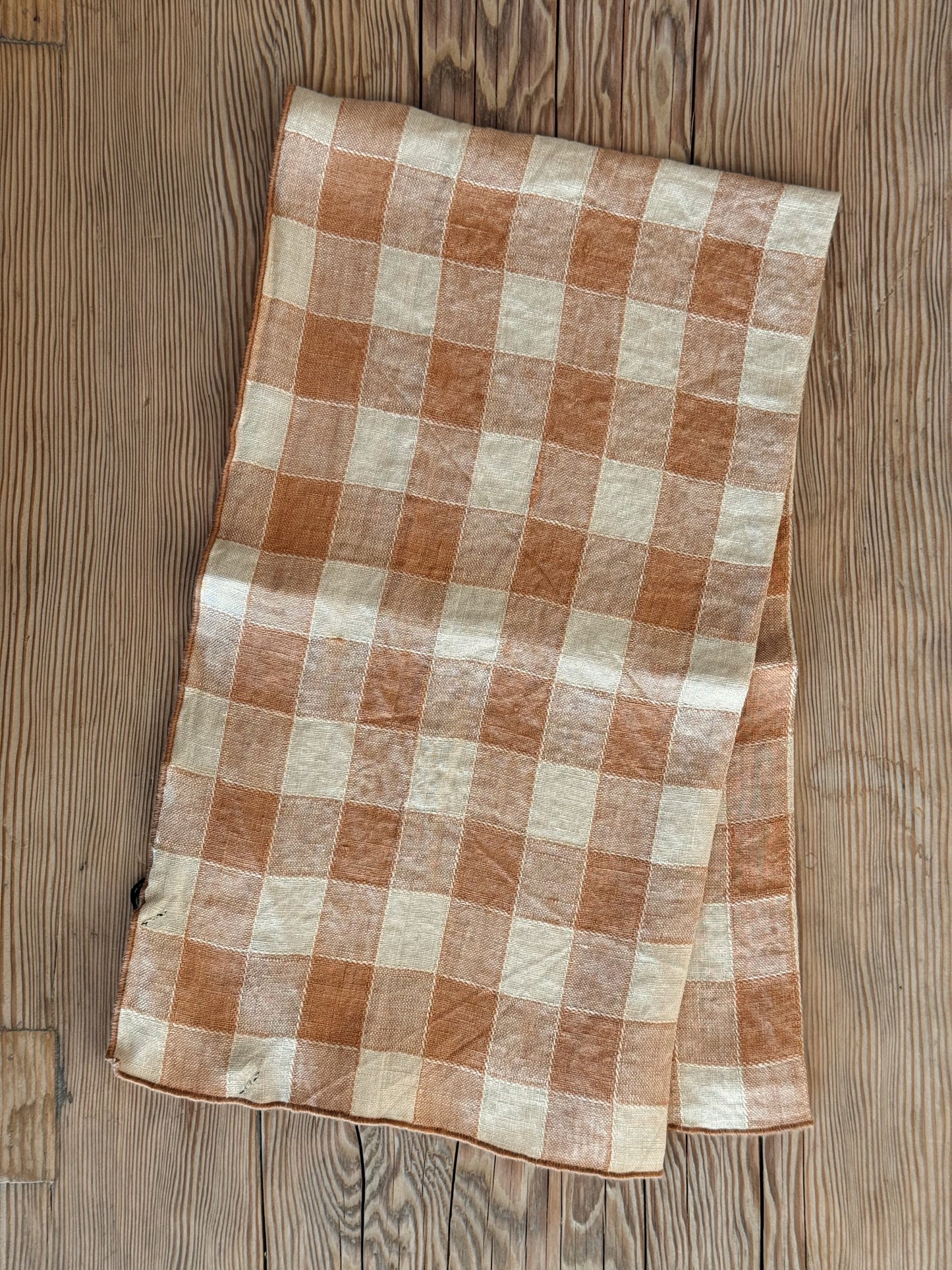 Maison de Vacances Geschirrtuch Vintage Vichy Karo - Terracotta