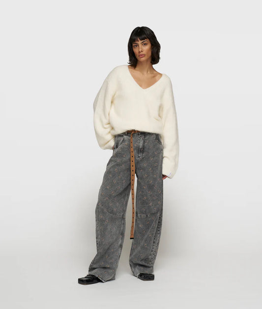 10DAYS WESTERN PANTS MONOGRAM