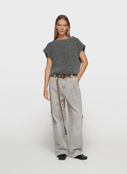 10DAYS BALLON HAIRY KNIT TOP