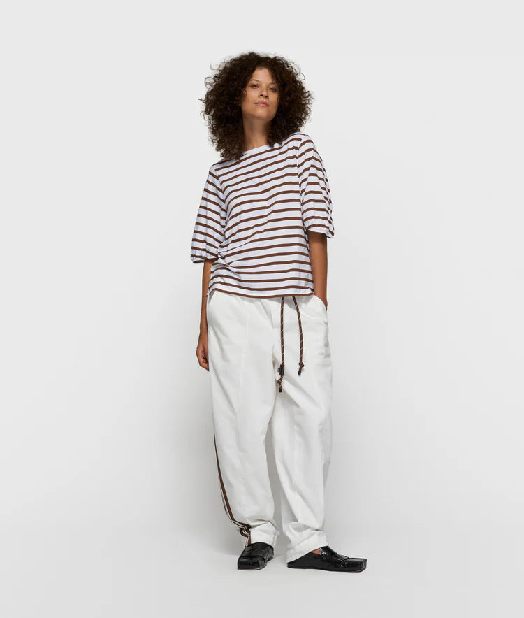 10DAYS BALLOON TEE STRIPES