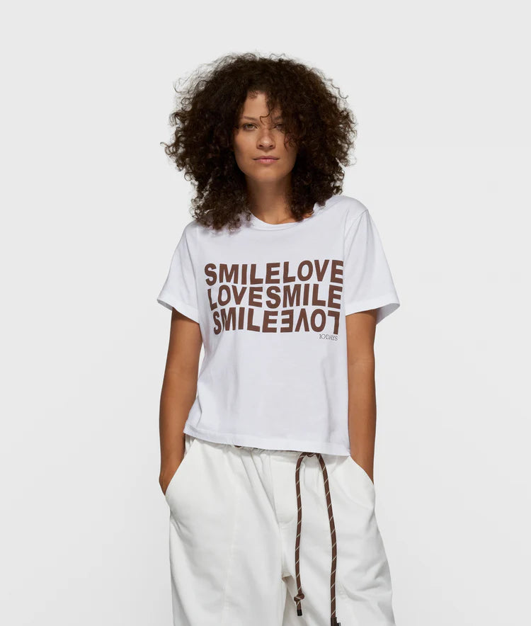 10DAYS SMILE LOVE TEE