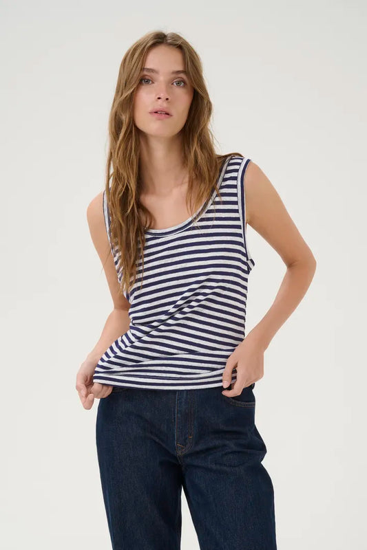 MY ESSENTIAL WARDROBE LISA STRIPED TOP