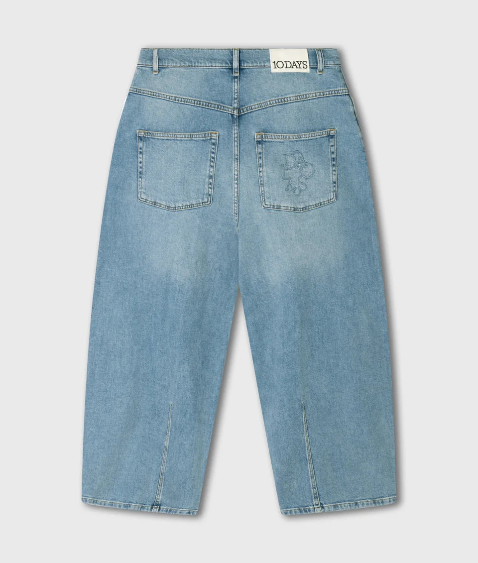 10DAYS WIDE TAPERED DENIM PANTS