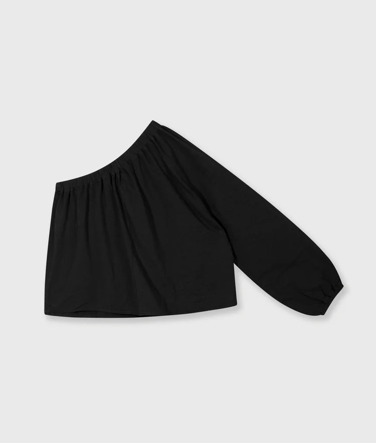 10DAYS ONE SHOULDER TOP LINEN