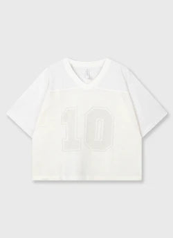 10DAYS MESH BASEBALL TEE