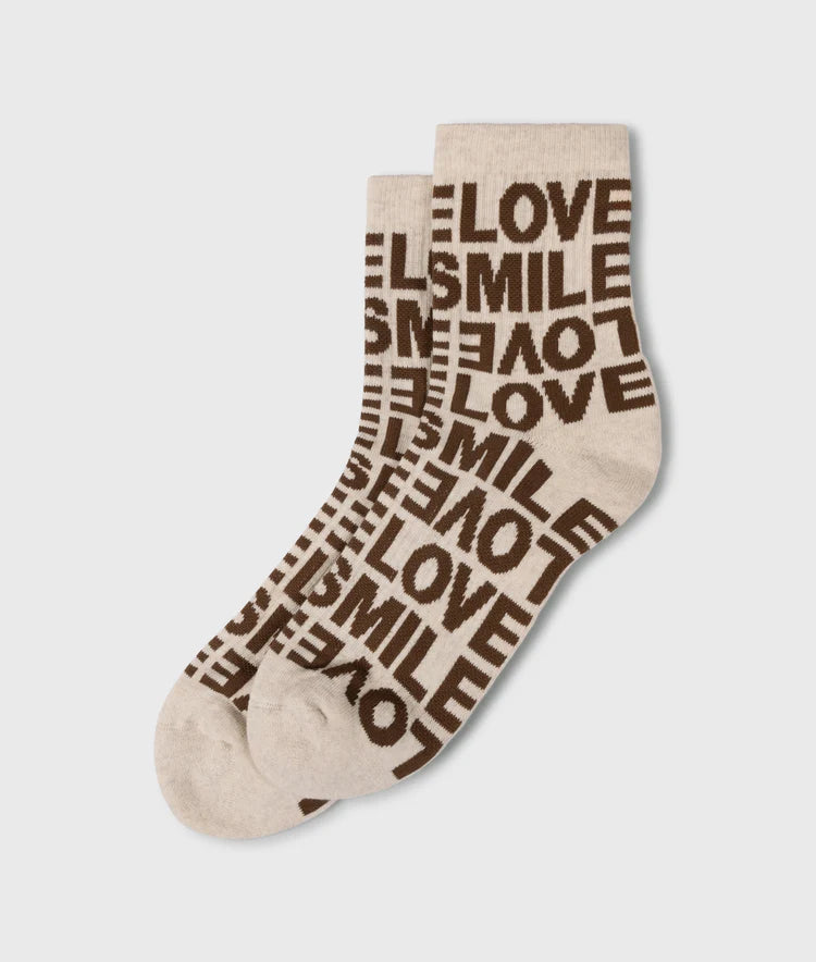 10DAYS SOCKS ALL-OVER SMILE LOVE
