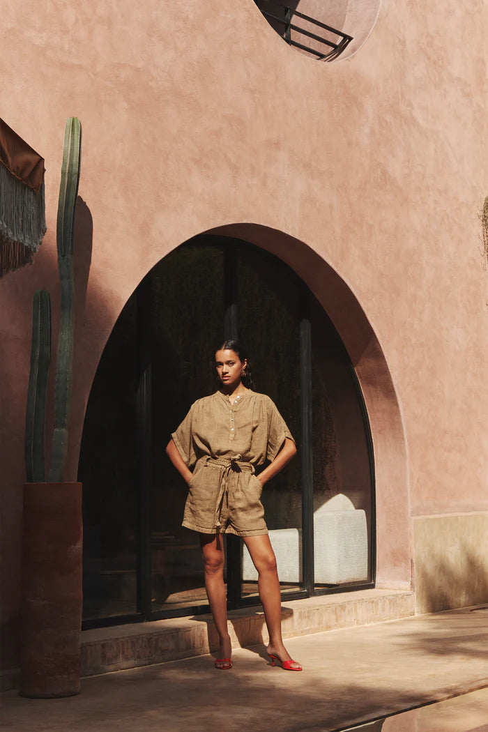 AXEL LINEN BLOUSE - BY-BAR