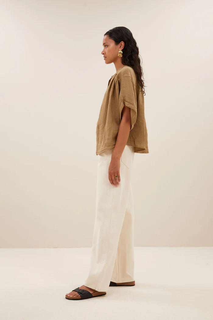 AXEL LINEN BLOUSE - BY-BAR
