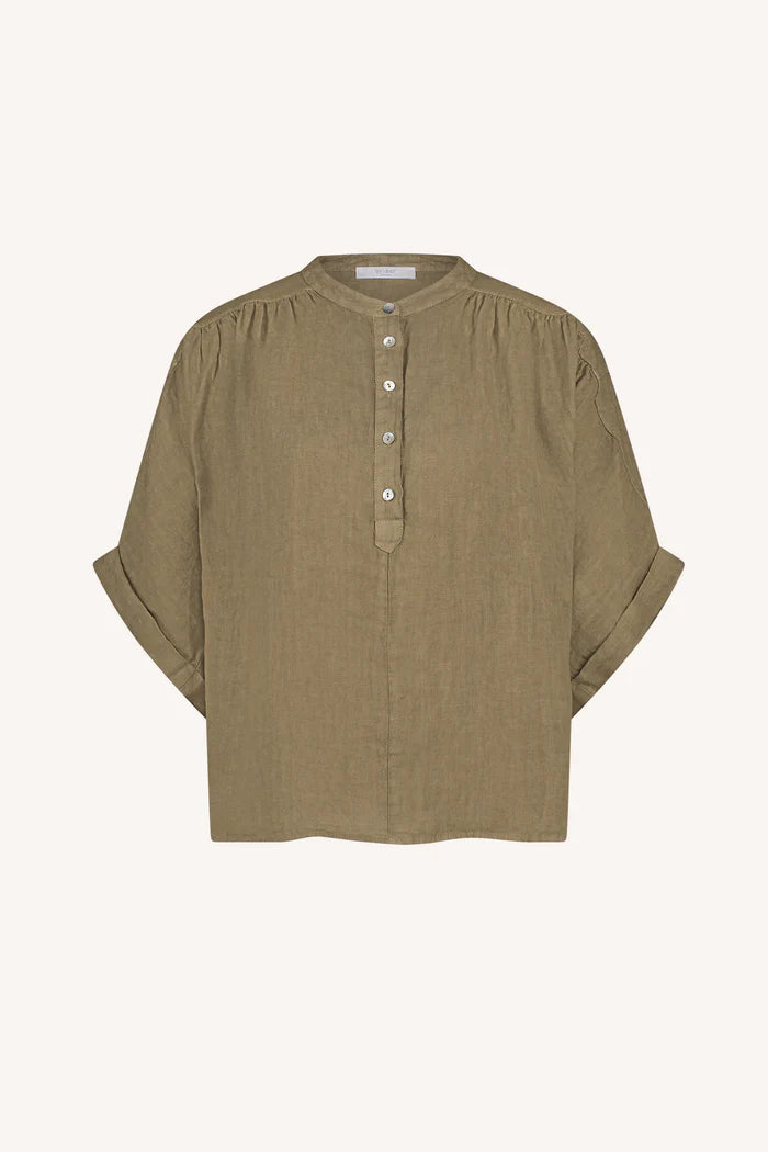 AXEL LINEN BLOUSE - BY-BAR