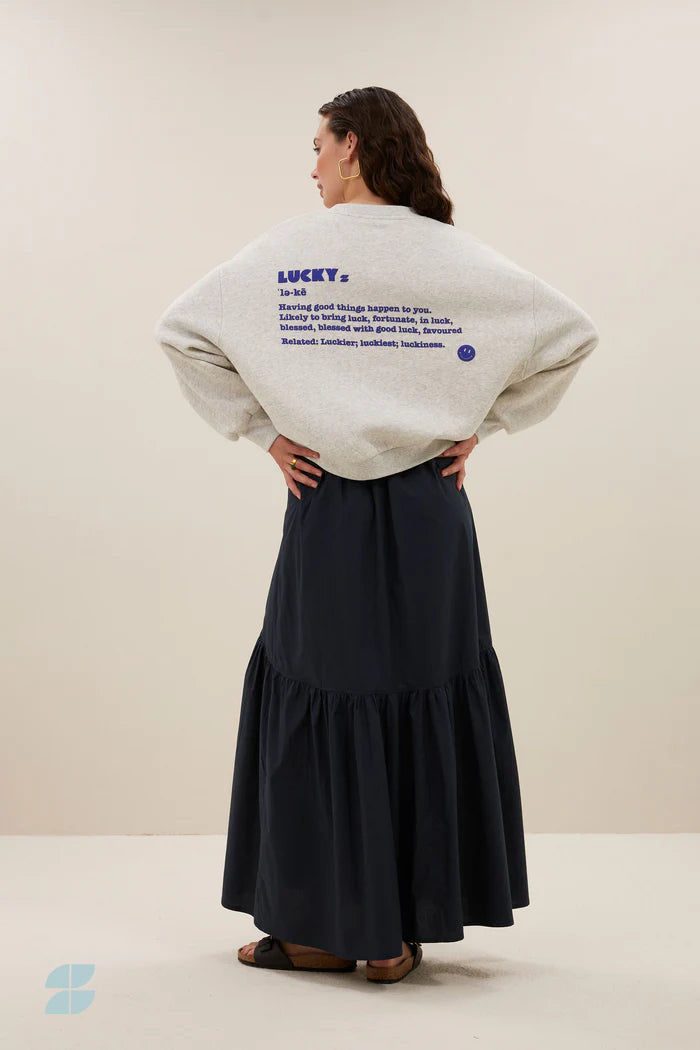 BIBI DICTIONARY BIG SWEATER - BY-BAR