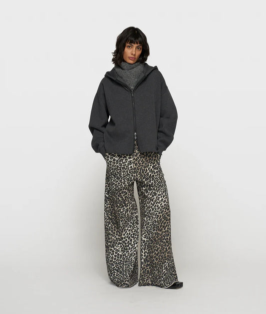 10DAYS WIDE LEG JOGGER LEOPARD