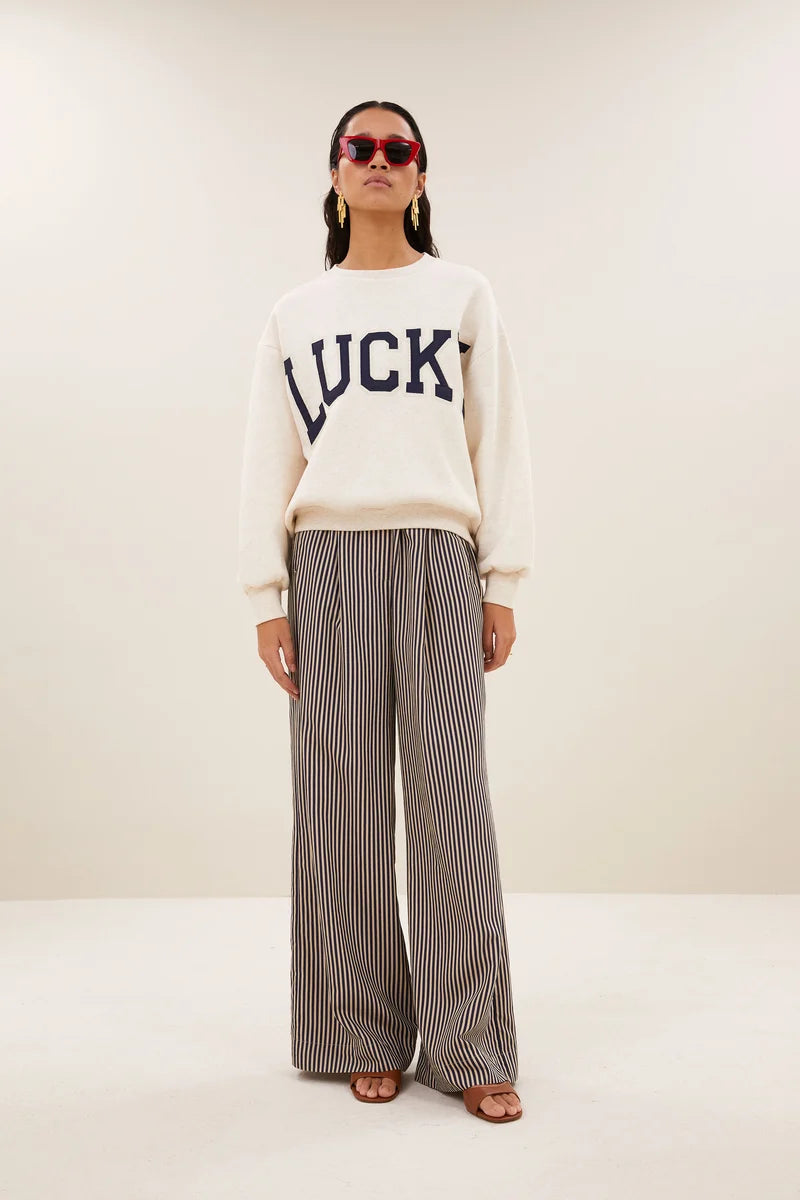 LILI PATCHWORK SWEATER - BY-BAR