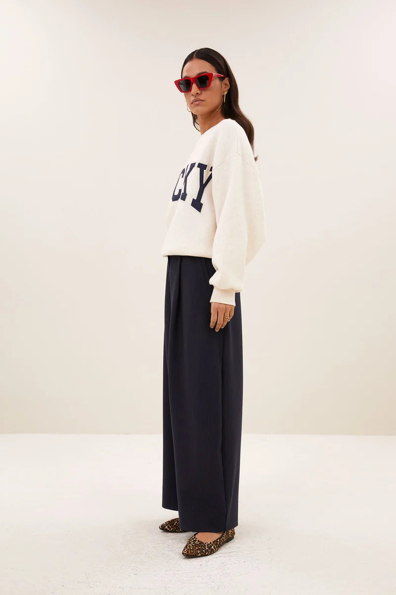 LILI PATCHWORK SWEATER - BY-BAR