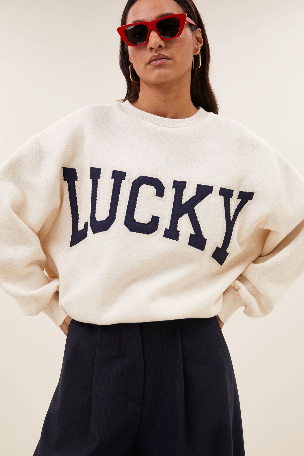 LILI PATCHWORK SWEATER - BY-BAR
