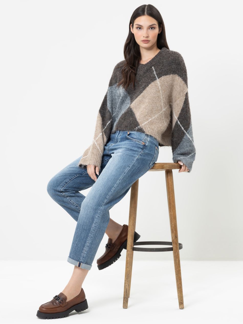 HERRLICHER FLORALIN STRICKPULLOVER