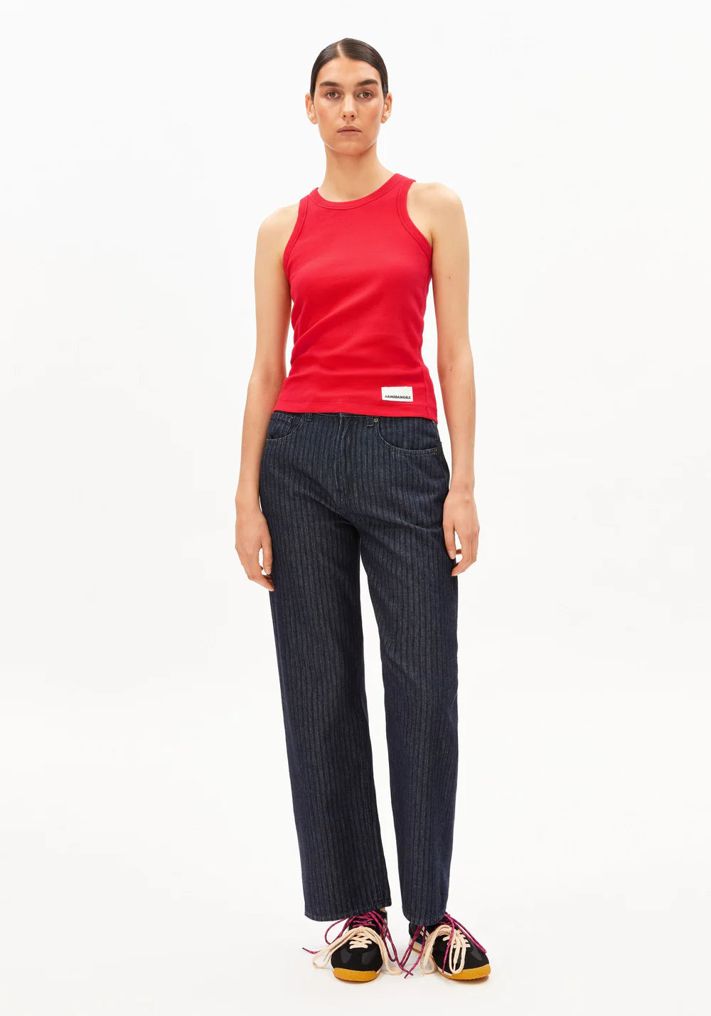 ARMEDANGELS RIPP-TOP KANITAA