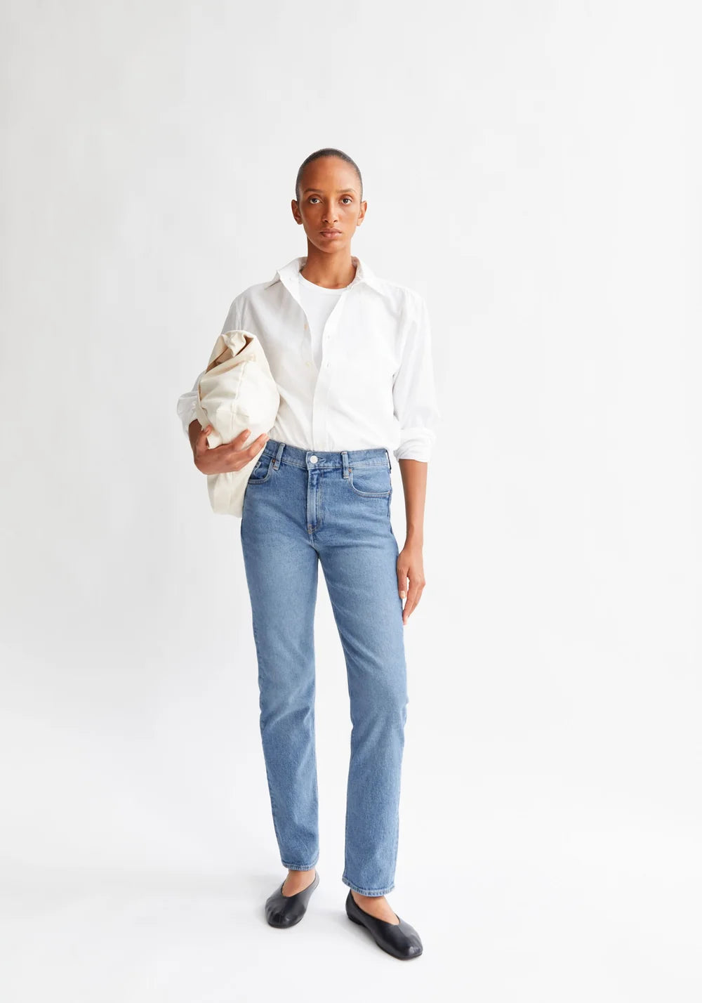 ARMEDANGELS CARENAA MID STRAIGHT JEANS