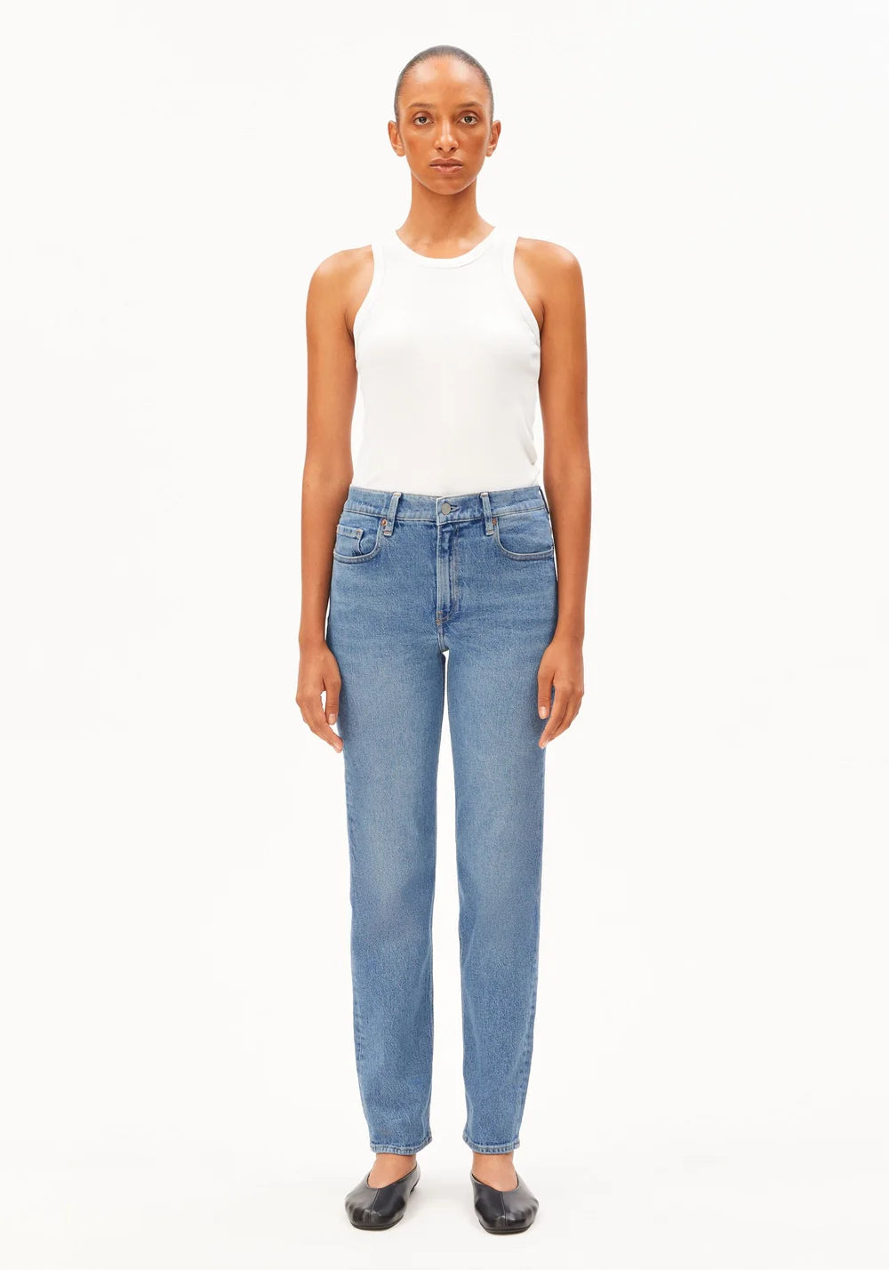 ARMEDANGELS CARENAA MID STRAIGHT JEANS