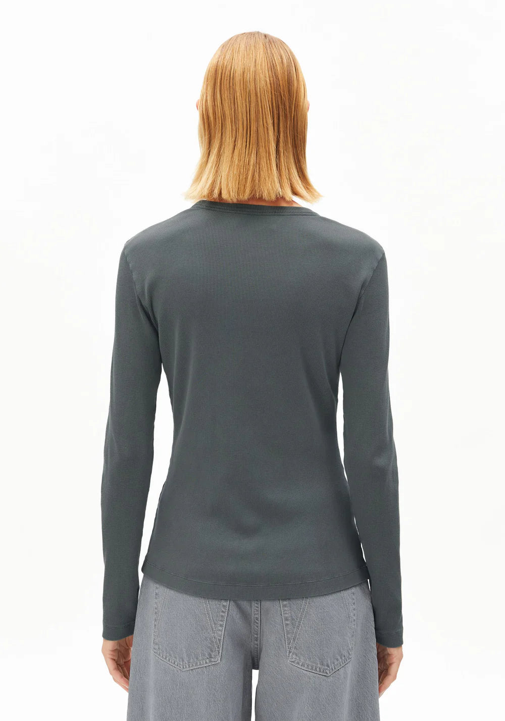 ARMEDANGELS GMT DYE RIPP-LANGARMSHIRT