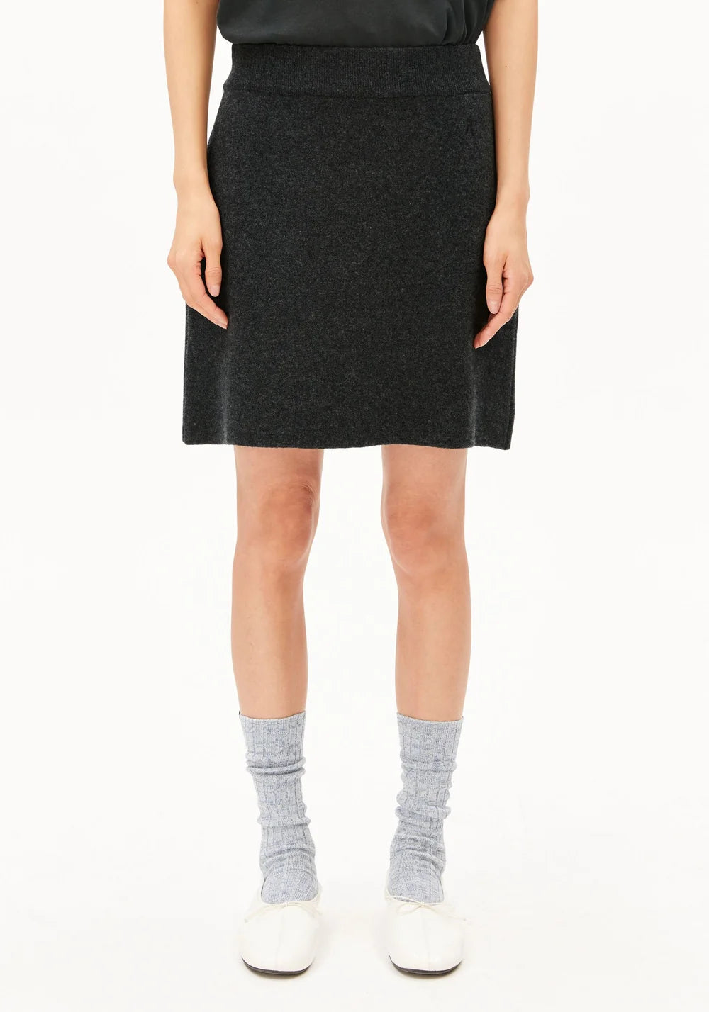 ARMEDANGELS COTTON-WOOL MINI KNIT SKIRT