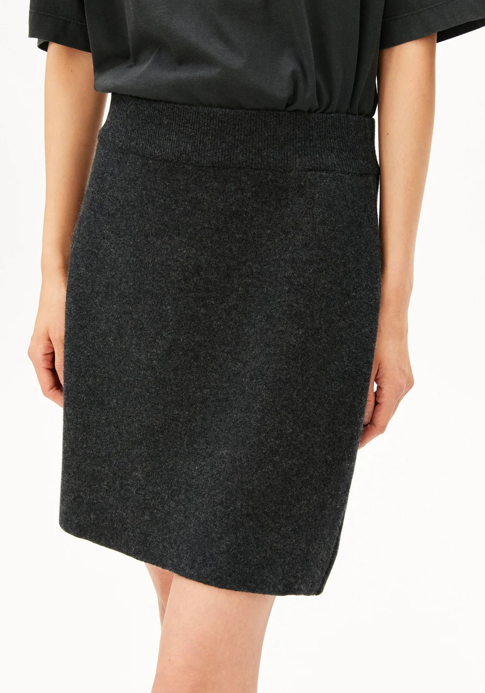 ARMEDANGELS COTTON-WOOL MINI KNIT SKIRT
