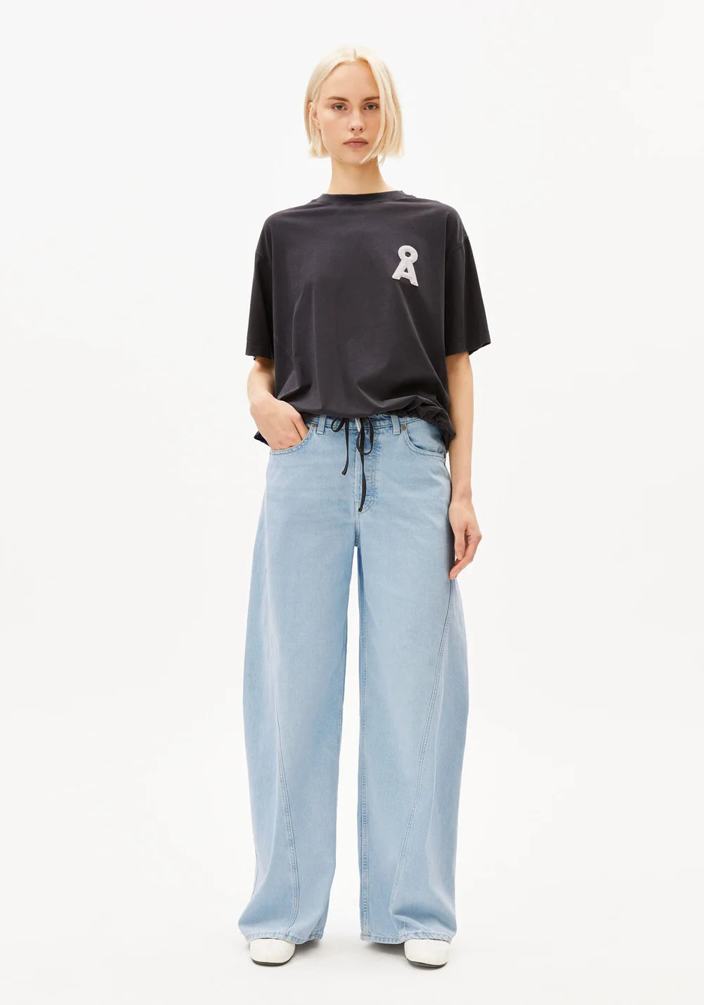 ARMEDANGELS DRAWSTRING T-SHIRT