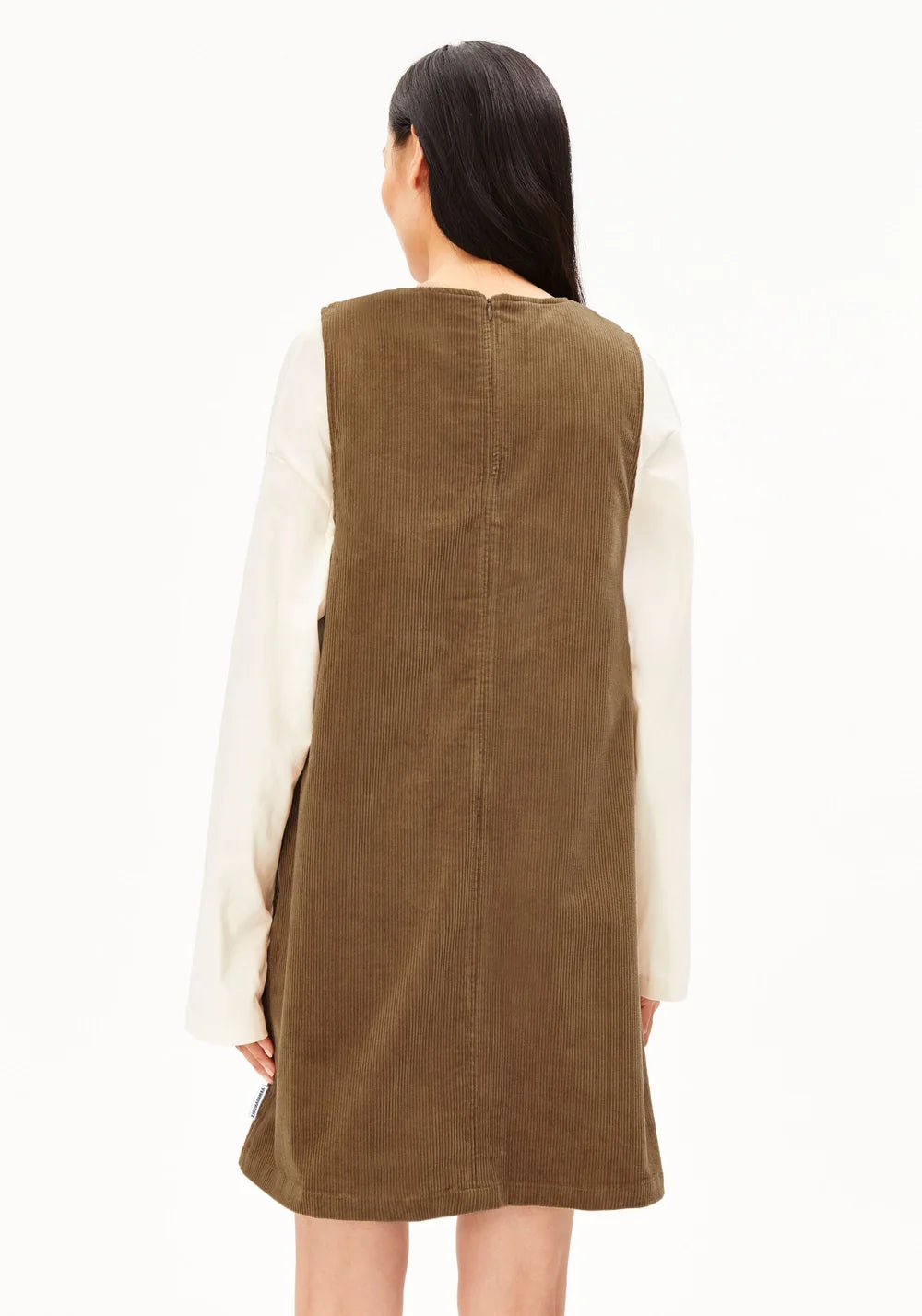 ARMEDANGELS CORDUROY R-NECK MINI DRESS