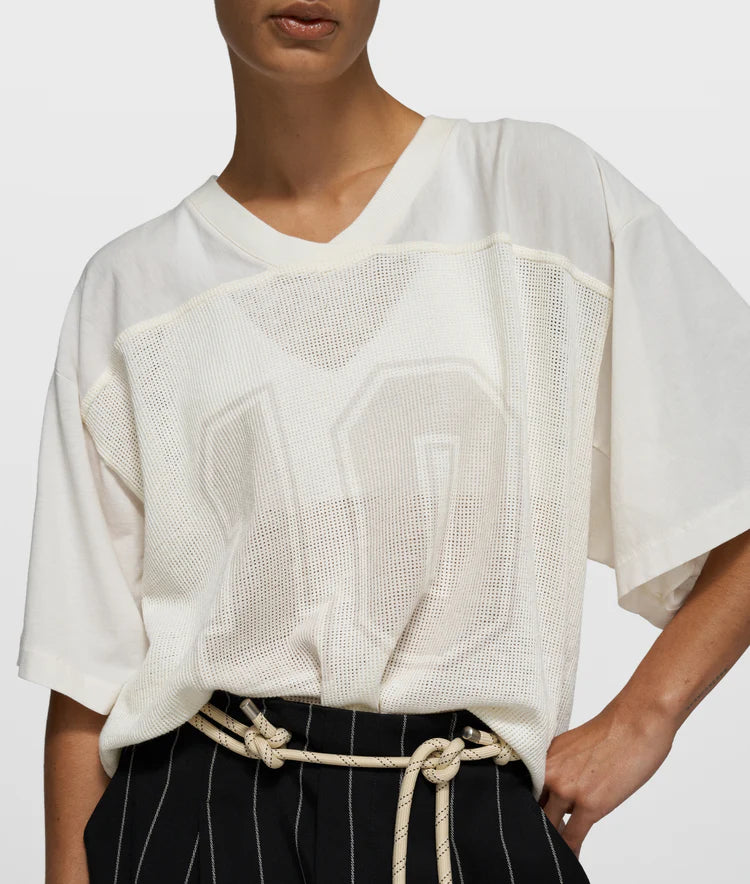 10DAYS MESH BASEBALL TEE